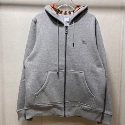 Burberry Men's Hoodie Grey