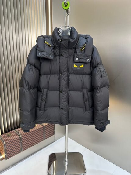 Fendi Logo Men's Jacket Black