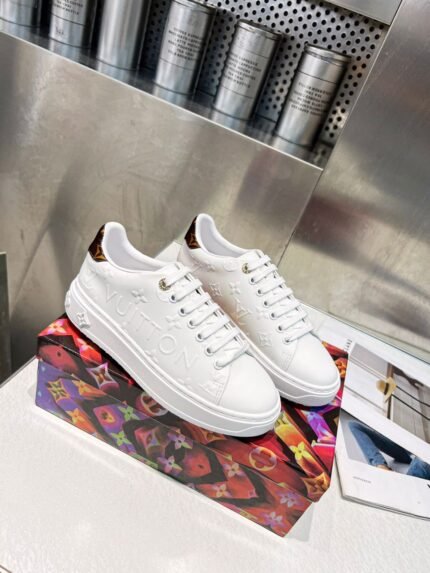 Louis Vuitton Charlie Leather Trainers Women's Sneakers White (Fast Delivery 1-3 Days)