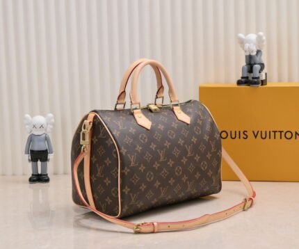 Louis Vuitton Monogram Speedy Bandoulière 25 Women's Bag Brown
