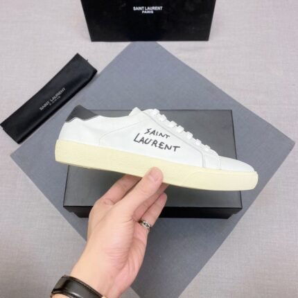 Saint Laurent Court Classic White/Black Unisex Sneaker