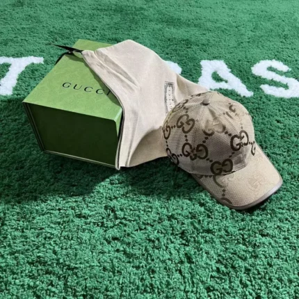 Gucci GG Jumbo Khaki Unisex Hat (Fast Delivery 1-3 Days)