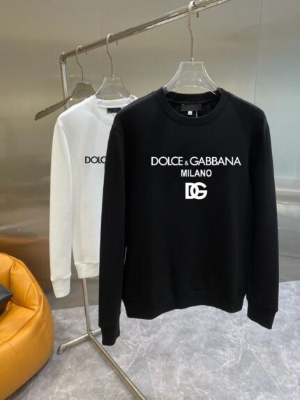 Dolce & Gabbana Black Embroidered Pullover
