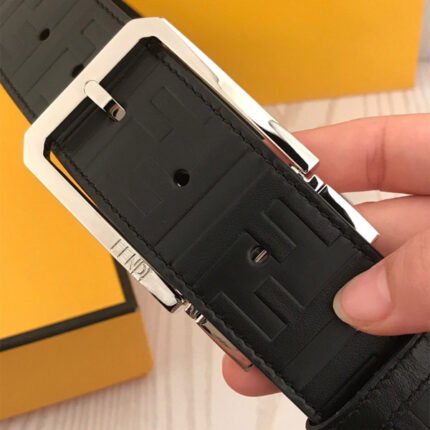 Fendi FF Unisex Belt Black