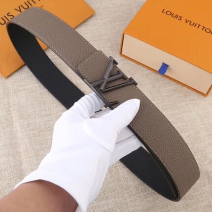 Louis Vuitton Unisex Belt Brown With Brown Buckle